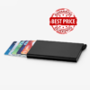 Minimalist Aluminum Credit Card Holder for Women and Men - Anti-Theft ID Wallet Pocket Case